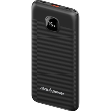 AlzaPower Garnet 10000mAh Power Delivery (22,5W) - fekete power bank