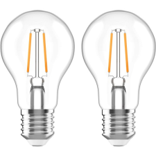 AlzaPower LED 8-75W, E27, 2700K, izzószál, set, 2db izzó