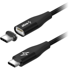 AlzaPower MagCore USB-C, 5A, 100W, 2m fekete kábel és adapter