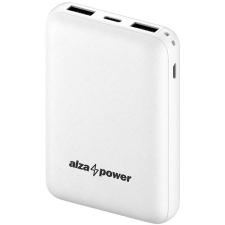 AlzaPower Onyx 10000mAh USB-C - fehér power bank
