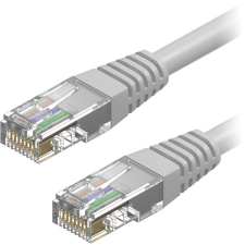 AlzaPower Patch CAT6 UTP 3m - szürke kábel és adapter