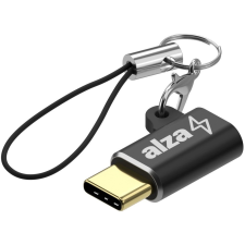 AlzaPower USB-C (M) to Micro USB (F) Keychain fekete (APW-ADTCMU1B) kábel és adapter