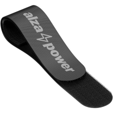 AlzaPower Wall VelcroStrap+ 10 db, fekete kábel és adapter
