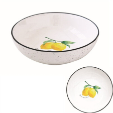 Amalfi porcelán mélytányér (18cm) tányér és evőeszköz