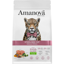 AmaNova Cat LG Sterilised Salmon Deluxe 300 g macskaeledel