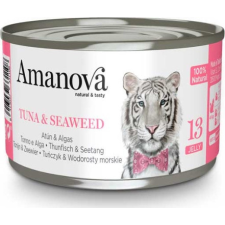 AmaNova Cat P13 Canned Tuna &amp; Seaweed Jelly 70 g macskaeledel