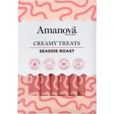 AmaNova Creamy Treats – Seaside Roast – tonhal, csirkemáj 6 x 15 g jutalomfalat kutyáknak