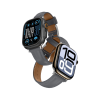 AmazingThing Class Band szíj Apple Watch 45 / 46 / 49 mm-es órájához - szürke