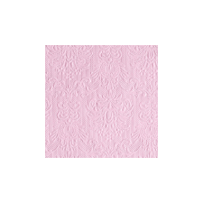 AMB.12504928 Elegance pink dombornyomott papírszalvéta 25x25cm,15db-os asztalterítő és szalvéta