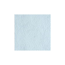 AMB.12505508 Elegance light blue dombornyomott papírszalvéta 25x25cm,15db-os asztalterítő és szalvéta