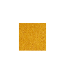 AMB.12514258 Elegance ocher dombornyomott papírszalvéta 25x25cm, 15db-os asztalterítő és szalvéta