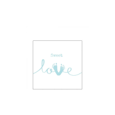 AMB.12516045 Sweet Love Boy papírszalvéta 25x25cm,20db-os higiéniai papíráru