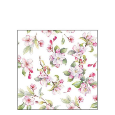AMB.12518160 Spring blossom white papírszalvéta 25x25cm, 20db-os papírárú, csomagoló és tárolóeszköz