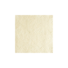  AMB.13306920 Elegance pearl cream dombornyomott papírszalvéta 33x33cm,15db-os asztalterítő és szalvéta
