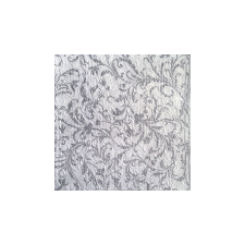  AMB.13307386 Elegance Damask white silver dombornyomott papírszalvéta 33x33cm,15db-os asztalterítő és szalvéta