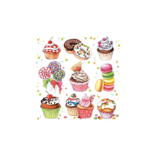 AMB.13311410 Sweets papírszalvéta 33x33cm,20db-os higiéniai papíráru