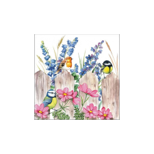  AMB.13312720 Birds on Fence papírszalvéta 33x33cm, 20db-os asztalterítő és szalvéta