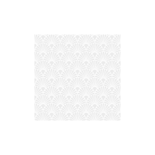 AMB.13313738 Art Deco White/pearl papírszalvéta 33x33cm, 20db-os asztalterítő és szalvéta