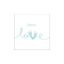 AMB.13316045 Sweet Love Boy papírszalvéta 33x33cm,20db-os higiéniai papíráru
