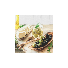 AMB.13316220 Olives and Cheese papírszalvéta 33x33cm,20db-os asztalterítő és szalvéta