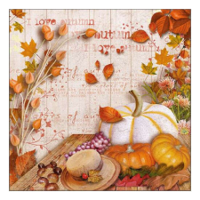AMB.13316835 Colours Of Autumn papírszalvéta 33x33cm, 20db-os papírárú, csomagoló és tárolóeszköz