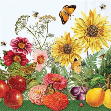  AMB.13319990 Sunny Garden papírszalvéta 33x33cm, 20db-os papírárú, csomagoló és tárolóeszköz