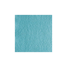 AMB.14005504 Elegance Light Petrol dombornyomott papírszalvéta 40x40cm,15db-os asztalterítő és szalvéta