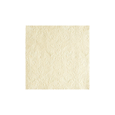 AMB.14006920 Elegance pearl cream dombornyomott papírszalvéta 40x40cm,15db-os asztalterítő és szalvéta