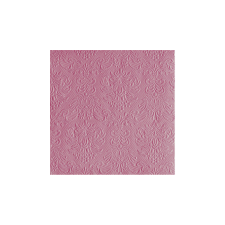 AMB.14007034 Elegance Pale Rose dombornyomott papírszalvéta 40x40cm,15db-os asztalterítő és szalvéta