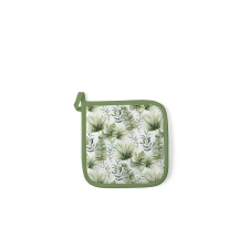 AMB.16518215 Jungle leaves white edényalátét 20x20cm,100% pamut konyhai eszköz