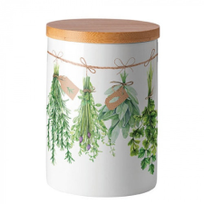 AMB.17516285 Fresh Herbs porcelán konyhai tároló 13,5x10cm papírárú, csomagoló és tárolóeszköz