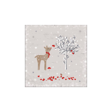 AMB.33315480 Sniffing Deer papírszalvéta 33x33cm, 20db-os asztalterítő és szalvéta