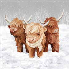  AMB.33320000 John, Paul &amp; George papírszalvéta 33x33cm, 20db-os papírárú, csomagoló és tárolóeszköz