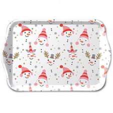  AMB.33718850 Funny snowmen műanyag kistálca 13x21cm konyhai eszköz
