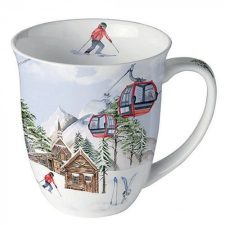  AMB.38418855 Ski hut porcelánbögre 0,4l bögrék, csészék