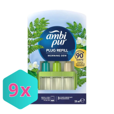  Ambi Pur 3volution utántöltő 20ml Morning Dew KARTON - 9 db tisztító- és takarítószer, higiénia