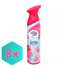  Ambi Pur légfrissítő 185ml ALOHA (Dragon fruit&amp;Lychee) KARTON - 8 db tisztító- és takarítószer, higiénia