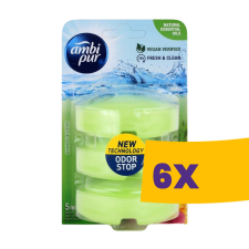 AMBI PUR WC illatosító gél utántöltő Bambus & Lotus 3x55ml (Karton - 6 csomag) tisztító- és takarítószer, higiénia