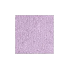 AMBIENTE AMB.13305506 Elegance light purple dombornyomott papírszalvéta 33x33cm,15db-os asztalterítő és szalvéta