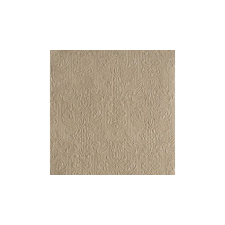 AMBIENTE AMB.13305509 Elegance taupe dombornyomott papírszalvéta 33x33cm,15db-os asztalterítő és szalvéta