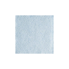 AMBIENTE AMB.13306921 Elegance pearl blue dombornyomott papírszalvéta 33x33cm,15db-os asztalterítő és szalvéta
