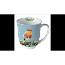 AMBIENTE AMB.38419180 Robin on branch porcelánbögre 0,4l bögrék, csészék