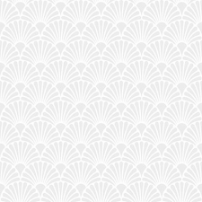 AMBIENTE Art Deco White/pearl papírszalvéta 33x33cm, 20db-os konyhai eszköz