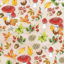 AMBIENTE Autumn Pattern papírszalvéta 33x33cm,20db-os konyhai eszköz