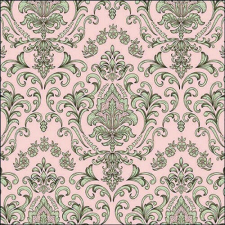 Ambiente Baroque ornament salmon papírszalvéta 33x33cm, 20db-os papírárú, csomagoló és tárolóeszköz