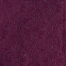 AMBIENTE Elegance Berry dombornyomott papírszalvéta 33x33cm, 15db-os asztalterítő és szalvéta