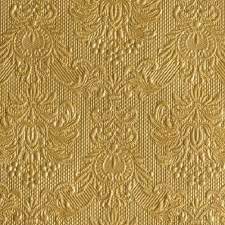 AMBIENTE Elegance gold dombornyomott papírszalvéta 25x25cm,15db-os konyhai eszköz