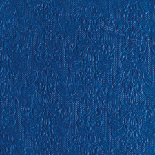 AMBIENTE Elegance navy dombornyomott papírszalvéta 33x33cm,15db-os konyhai eszköz