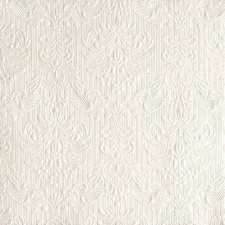 AMBIENTE Elegance pearl white dombornyomott papírszalvéta 33x33cm,15db-os konyhai eszköz