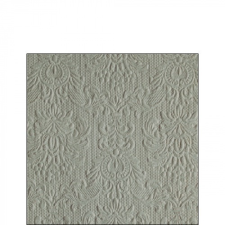 AMBIENTE Elegance sage dombornyomott papírszalvéta 25x25cm, 15db-os konyhai eszköz